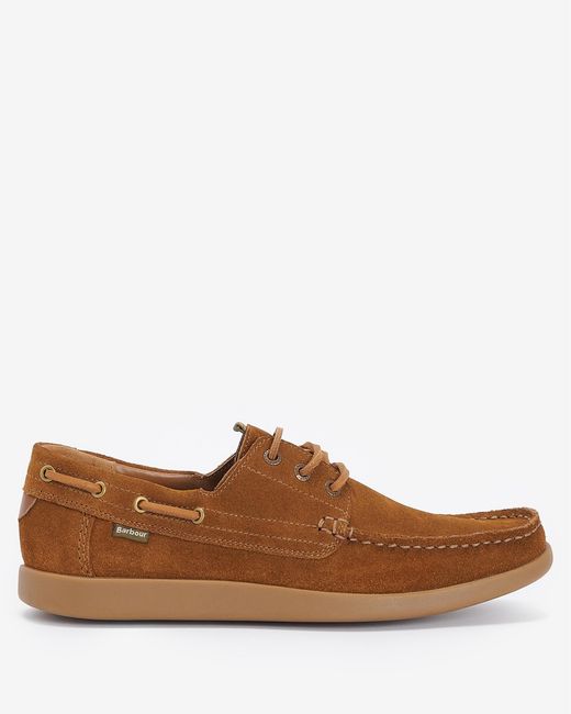 Barbour Brown Armada Boat Shoes for men