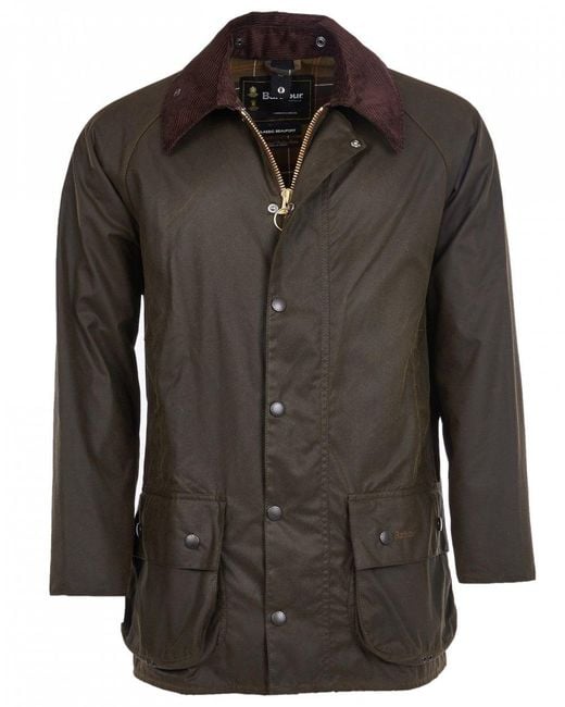 Barbour Brown Classic Beaufort Wax Jacket for men