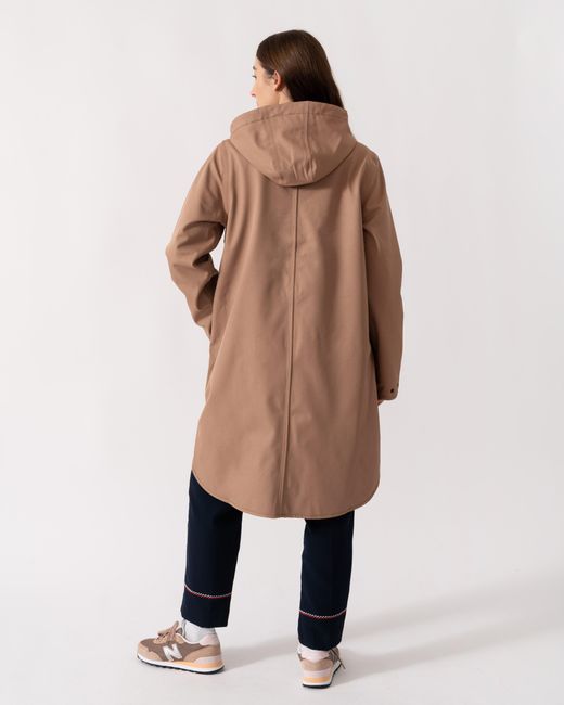 Ilse Jacobsen Natural Rain A-Line Softshell Raincoat
