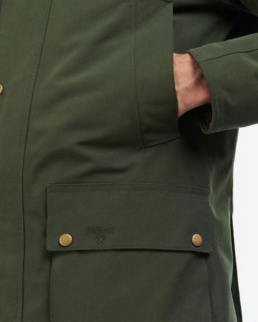 Barbour Winter Ashby Waterproof Jacket in Green for Men Lyst