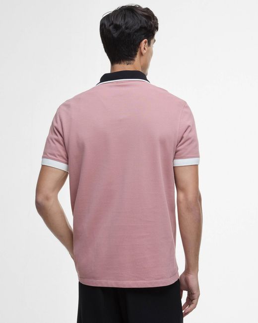 Barbour Red Howall Polo for men