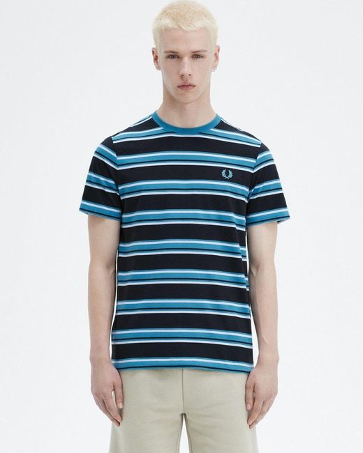 Fred Perry Blue Stripe Design for men