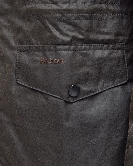 Barbour Gray Sapper Wax Jacket for men