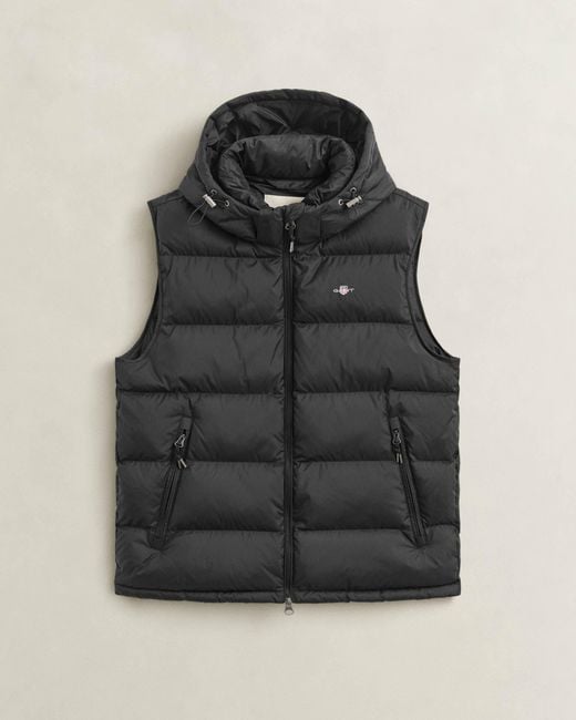 Gant Black Active Cloud Vest for men