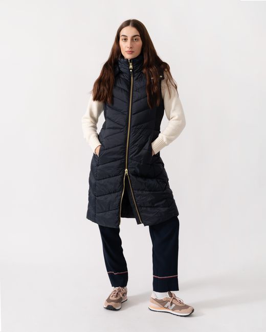 Joules Black Pembury Long Gilet