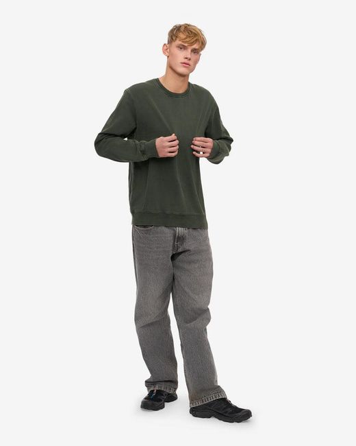 COLORFUL STANDARD Green Classic Organic Crew Neck Sweatshirt for men