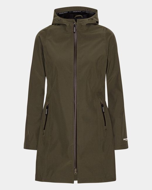 Ilse Jacobsen Green Daybreak Softshell Raincoat