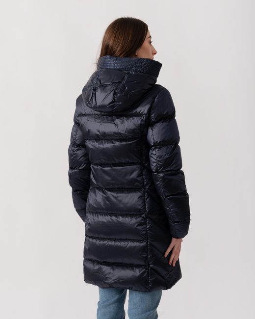 Parajumpers Blue Marion Hooded Down Jacket