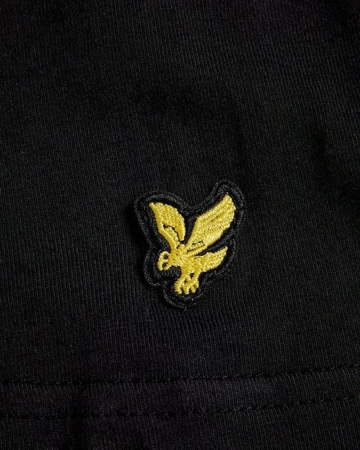 Lyle & Scott Black Basic 3 Pack T-Shirt for men
