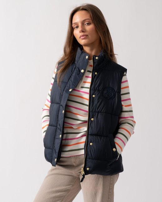 Joules Blue Reversible Gilet