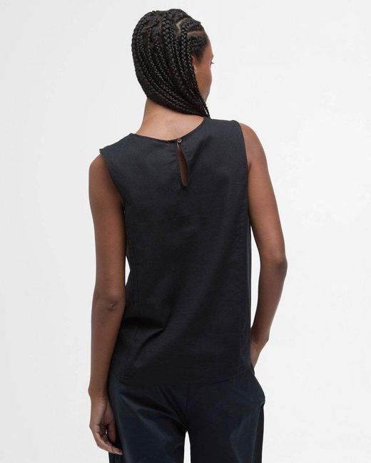 Barbour Blue Lucy Sleeveless Top