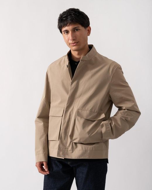 Oliver Sweeney Natural Highworth Showerproof Cotton Jacket for men