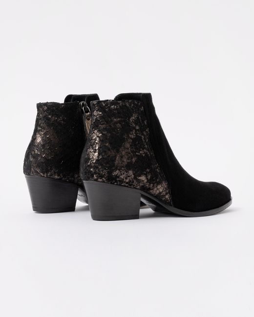 Elia B Black Urban Ankle Boot