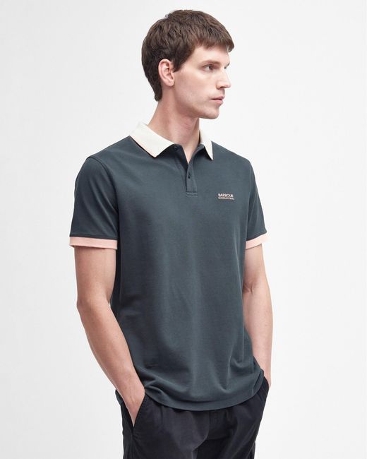 Barbour Blue Howall Polo for men