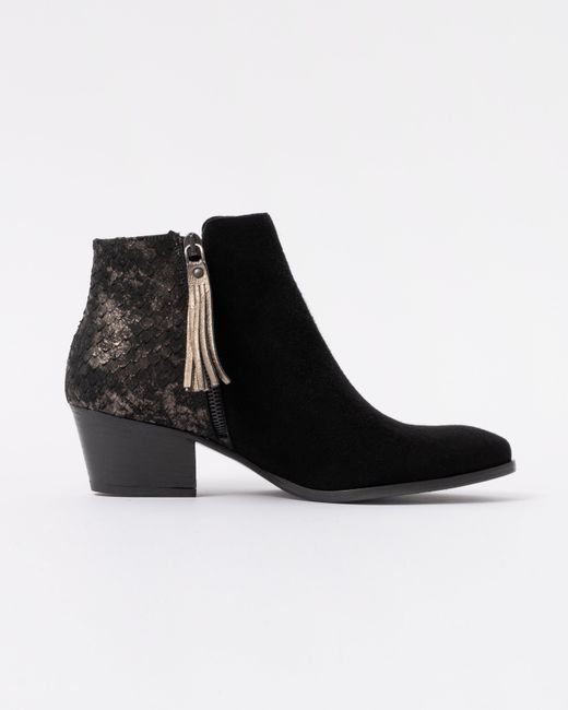Elia B Black Urban Ankle Boot