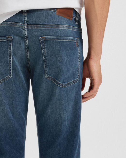Boss Blue Re.Maine Regular-Fit Jeans for men