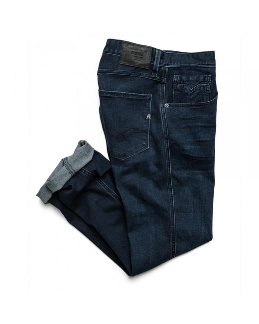 Replay Blue Anbass Slim Fit Mens Jeans M914 .000.41a for men