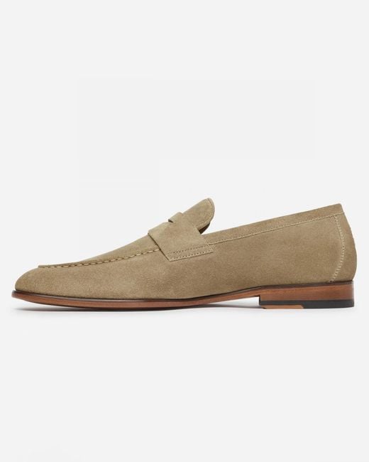 Oliver Sweeney Natural Keyworth Suede Loafers for men