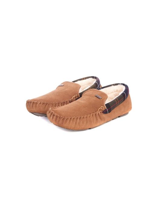 barbour monty suede slippers