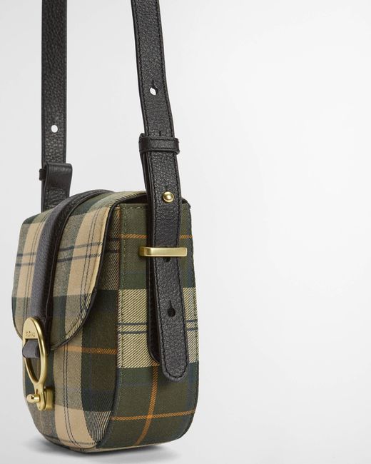 Barbour Natural Elm Tartan Crossbody Bag
