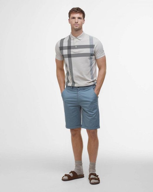 Barbour Blue Smart Chino Shorts for men