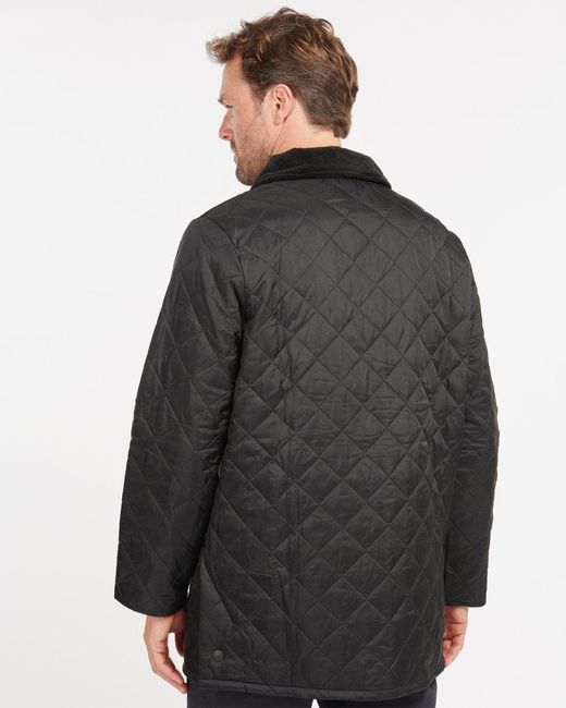 Barbour Black Liddesdale Quilted Jacket Size: S for men