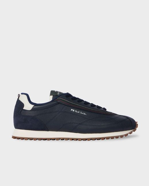 Paul Smith Blue Haskell Leather Trainers for men