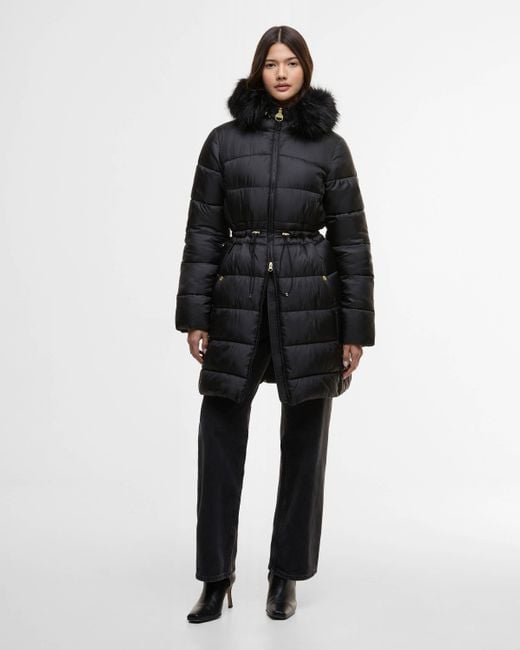 Barbour Black Anastasia Puffer Jacket