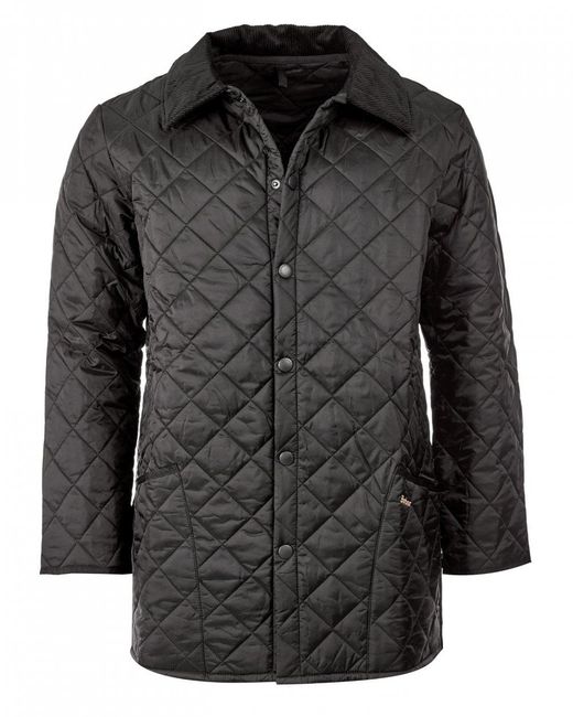 Barbour Black Liddesdale Quilted Jacket Size: S for men