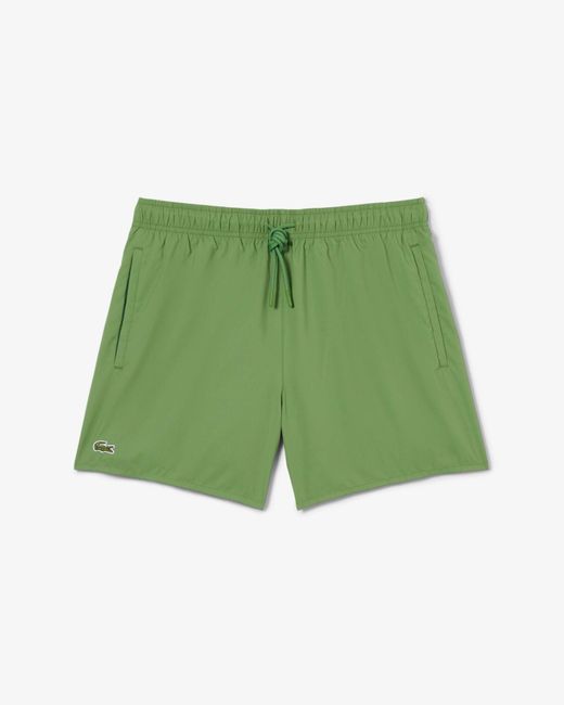 Lacoste Green Light Quick-Dry Swim Shorts for men