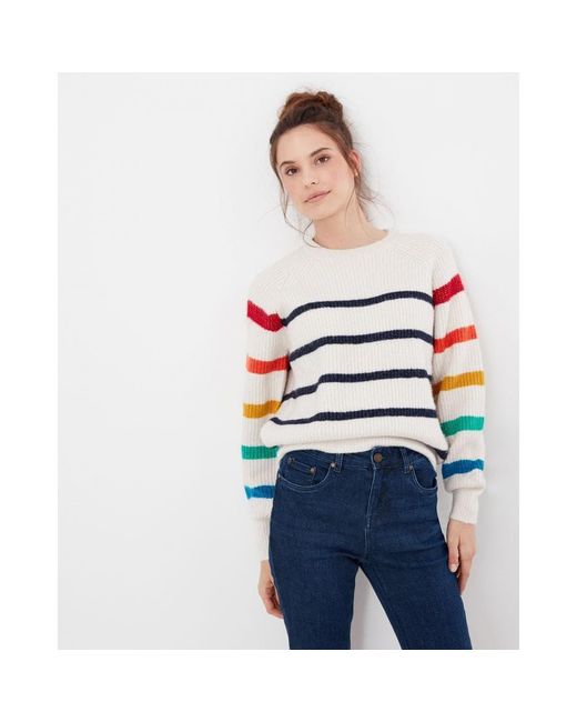 joules white jumper