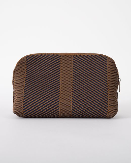 Ilse Jacobsen Brown Knitty Knitted Makeup Bag