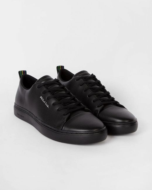Paul Smith Black Ps Lee Tonal Leather Trainers for men