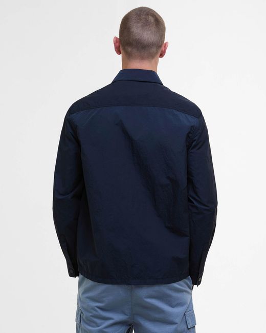 Barbour Blue Inline Overshirt for men