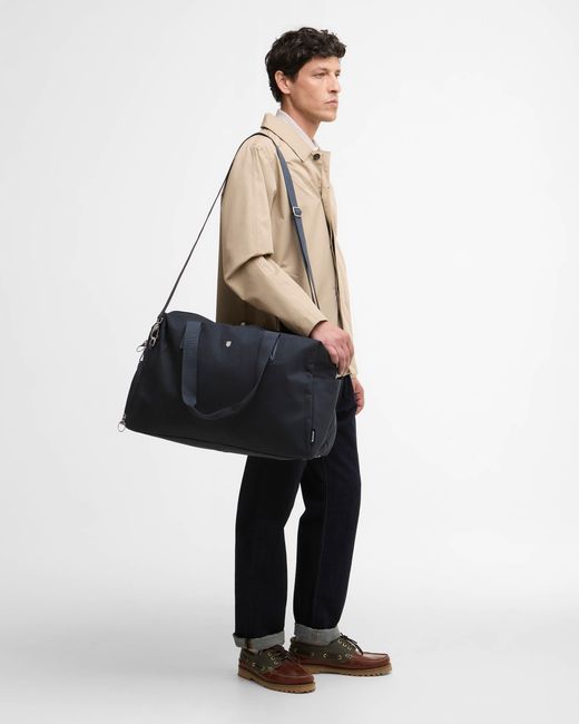 Barbour Blue Cascade Holdall for men