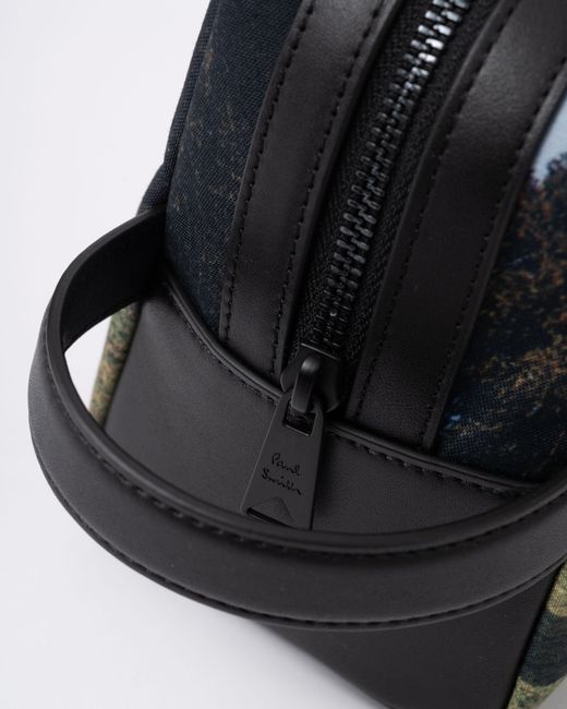 Paul Smith Blue Mini Graphic Washbag for men