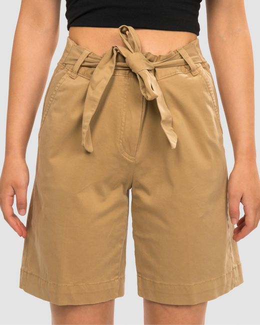 Tommy Hilfiger Natural Mira Bermuda Shorts