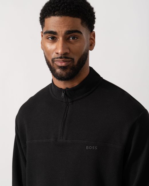 Boss Black Hive 1/4 Zip Sweatshirt for men