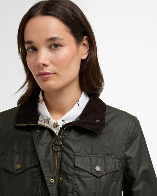 Barbour Black Summer Sapper Wax Jacket