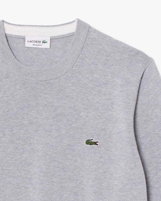 Lacoste Multicolor Lactose Zippered Stand-up Collar Cotton Sweatshirt for men