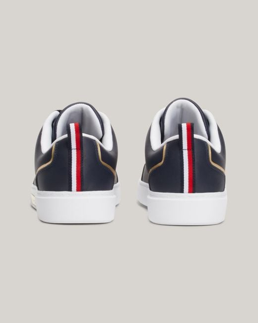 Tommy Hilfiger Blue Sporty Chic Court Trainers