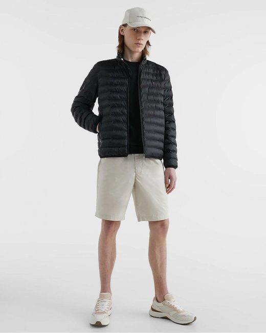 Tommy Hilfiger Black Jacket For Transition Weather for men