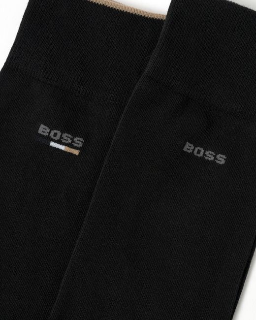 Boss Black 2-Pack Iconic Logo Socks for men