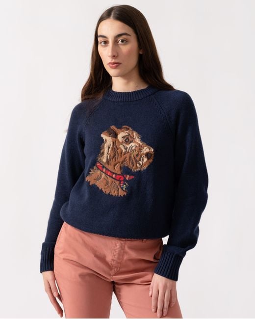 Joules Blue Monty Dog Jumper