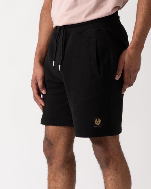 Belstaff Black Sweatshorts for men