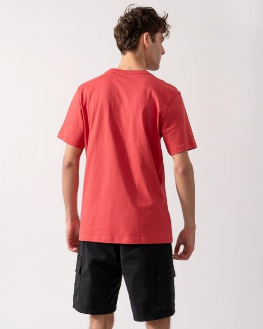 Boss Red Tales Cotton-jersey T-shirt With Logo Patch for men