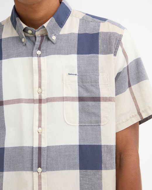 Barbour White Douglas Tailored Shirt for men