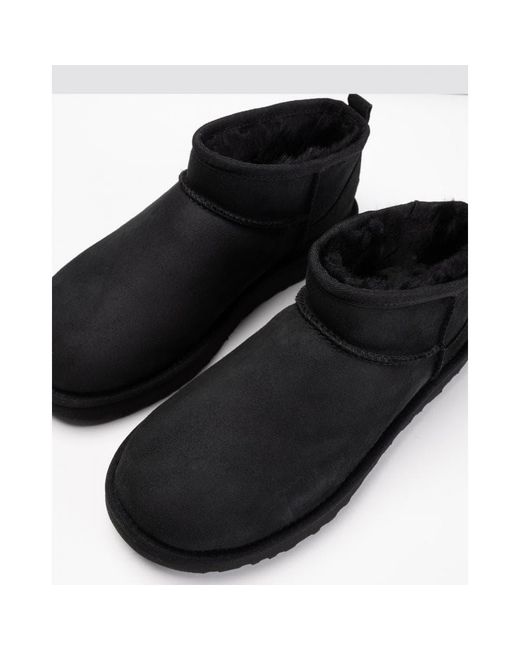 Ugg Black Classic Ultra Mini Boot