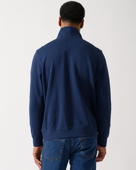 Boss Blue Zetrust 1/4 Zip Sweatshirt for men