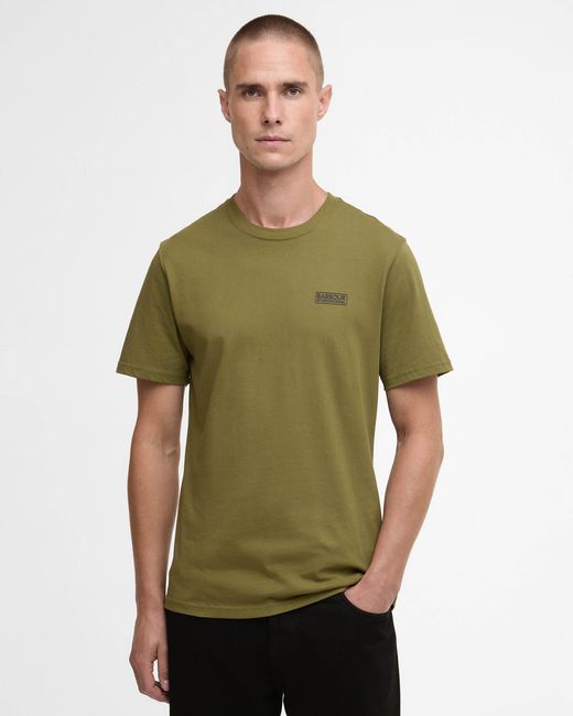 Barbour Green Small Logo T-Shirt for men